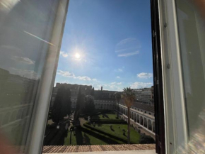 Camera x2 con magnifica vista sul Chiostro di Michelangelo e le Terme di Diocleziano